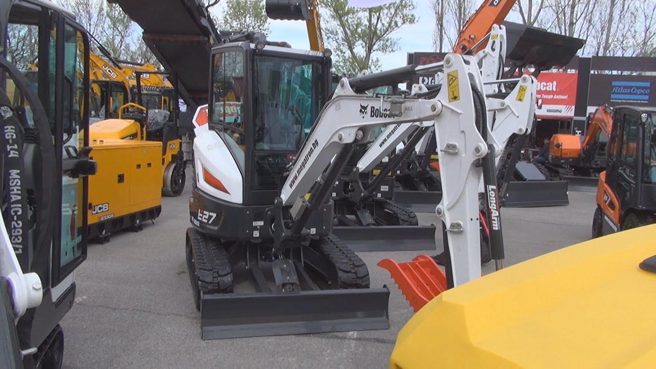 Bobcat E27 Mini Excavator (2024) Exterior and Interior