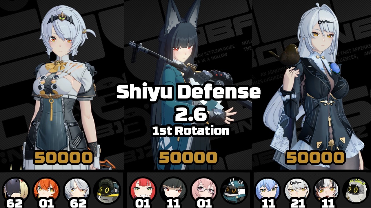 Sanby, Miyabi, & Yixuan | Shiyu Defense Stage 5 | ZZZ 2.6 1st Rotation