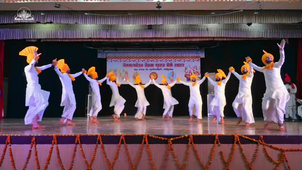 Jhumar 2023 | Khalsa College Amritsar | Youth festival GNDU