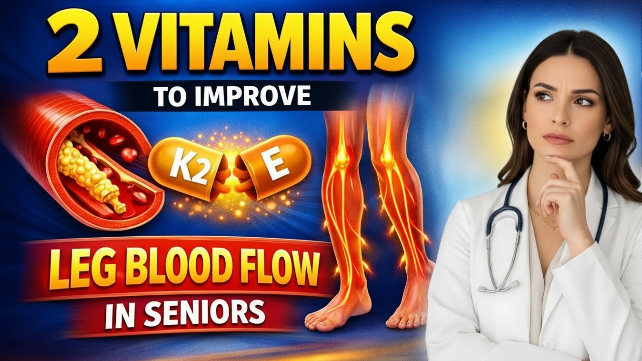 Doctor Explains: These 2 Vitamins That Help Improve Leg Blood Flow in Seniors