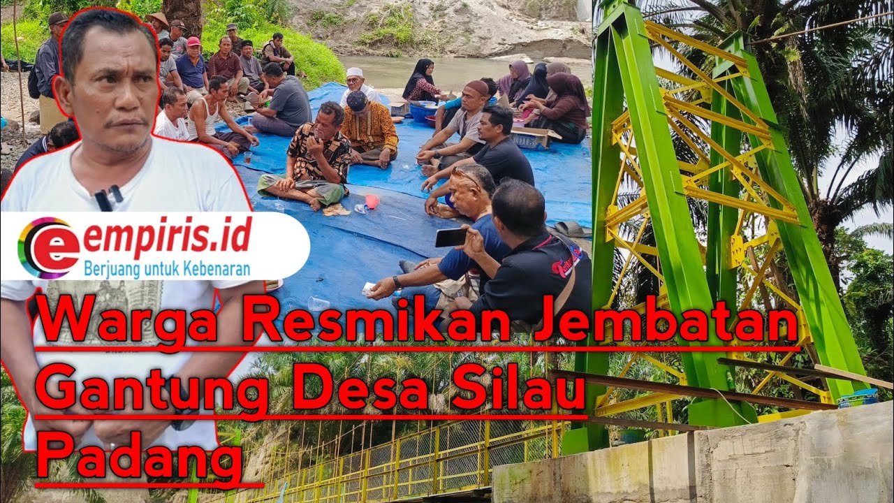 Jembatannya Bagus Masyarakat Sipispis Bahagia