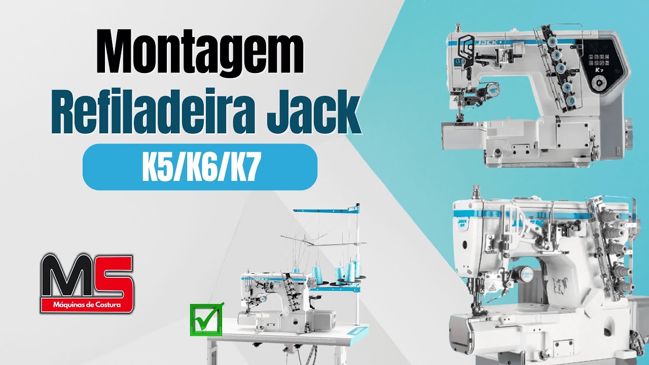 Como Montar a Refiladeira Jack K5/K6/K7 Passo a Passo