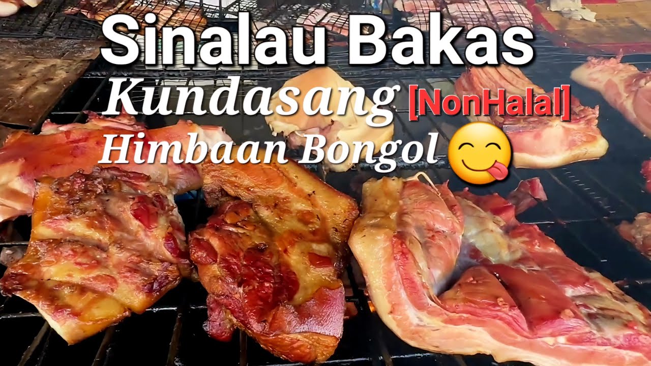 Kundasang Sabah Sinalau Bakas [NonHalal]👍Vogok Himbaan Bongol🤩The famous smoked pork😋
