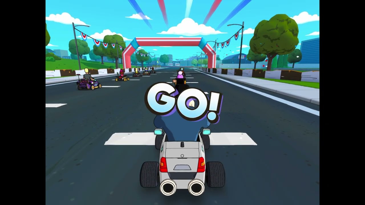GOOD MORNING, USA!  (WARPED KART RACERS GAME AMERICAN DAD LEVELS) 