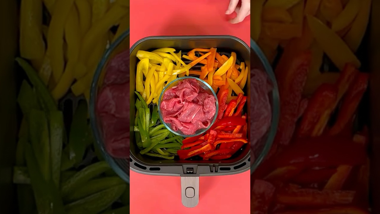 Фахитас из стейков во фритюрнице #легкиерецепты