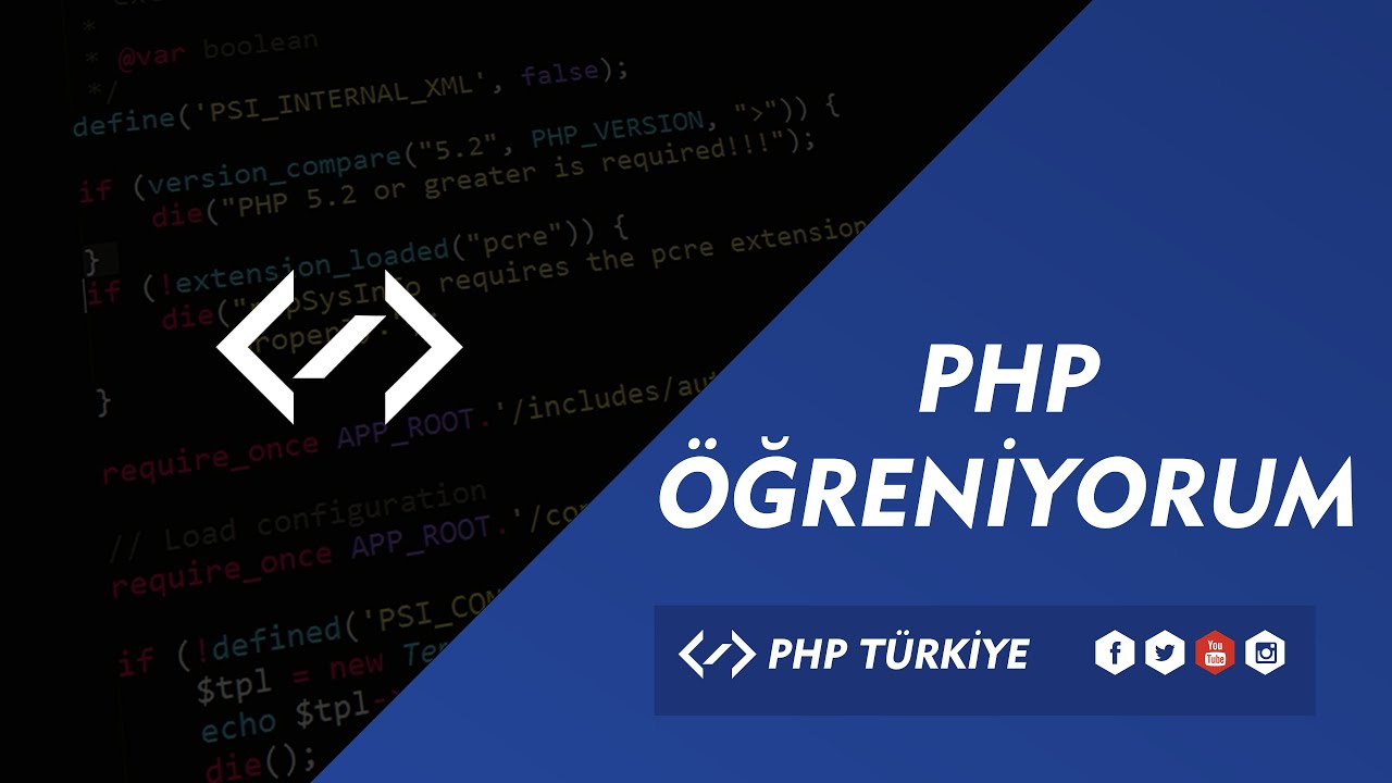 PHP'DE INCLUDE VE REQUIRE KULLANIMI - PHP ÖĞRENİYORUM