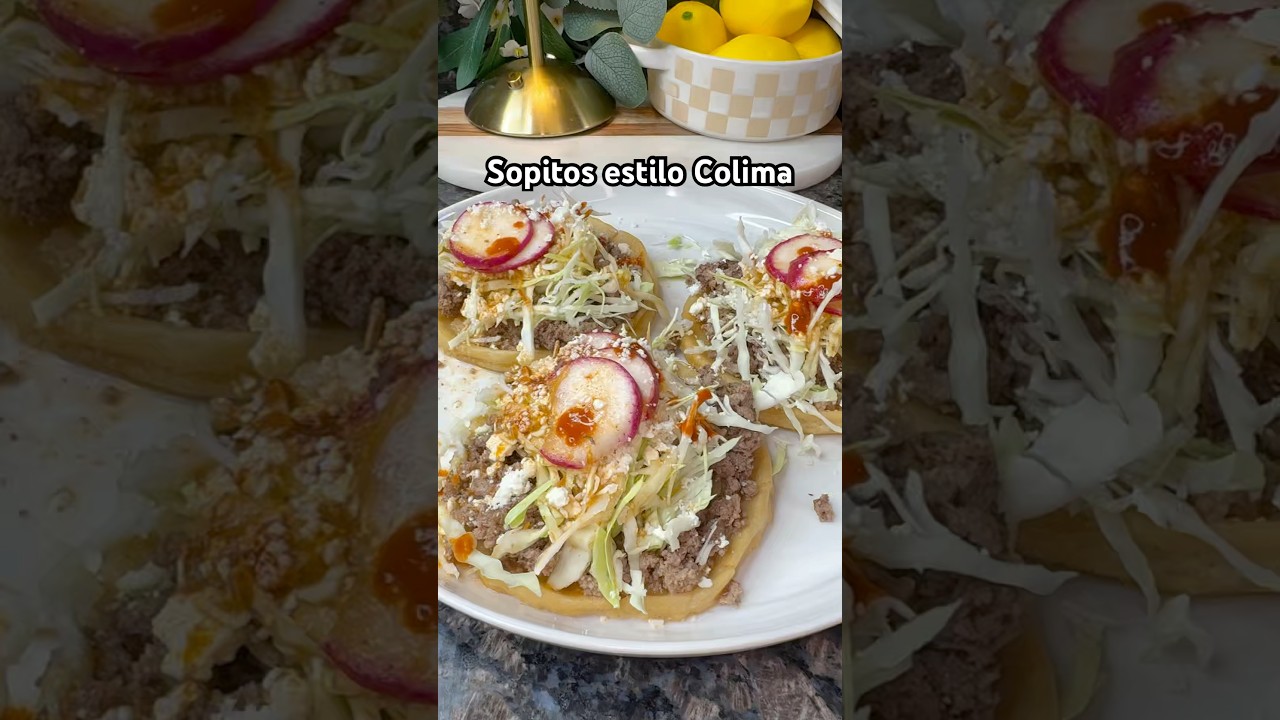 Sopitos estilo Colima #sopes #colima  #foodrecipes #recetasfaciles