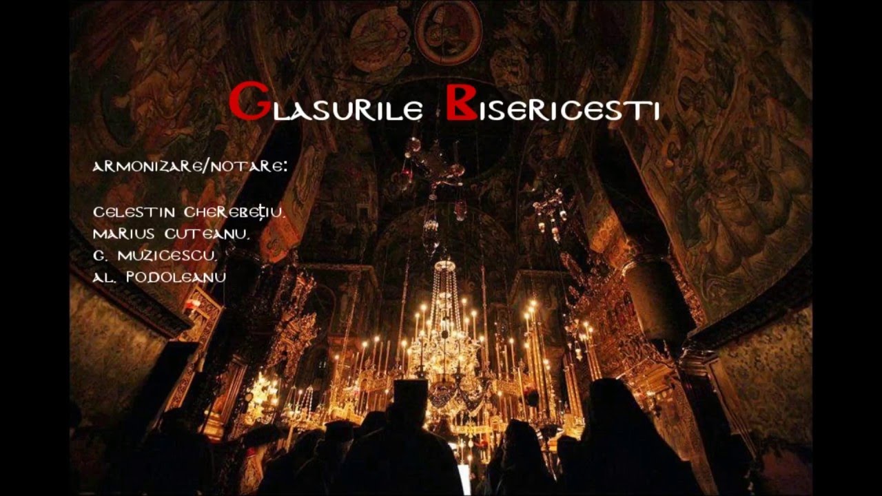 Glasurile bisericeşti I-VIII cu partituri (Greco-catolice)