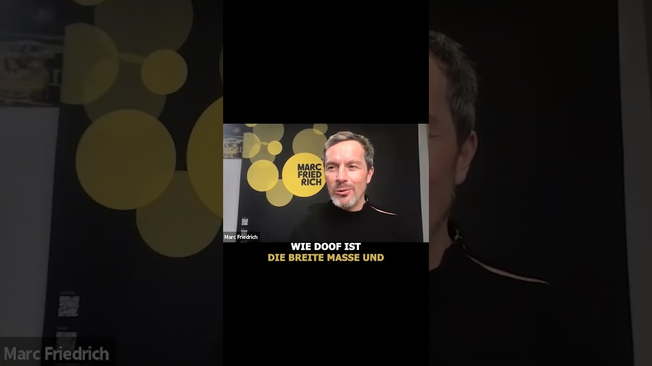 Wie doof ist die breite Masse? 😱👉🏼&nbsp;Interview mit Marc Friedrich