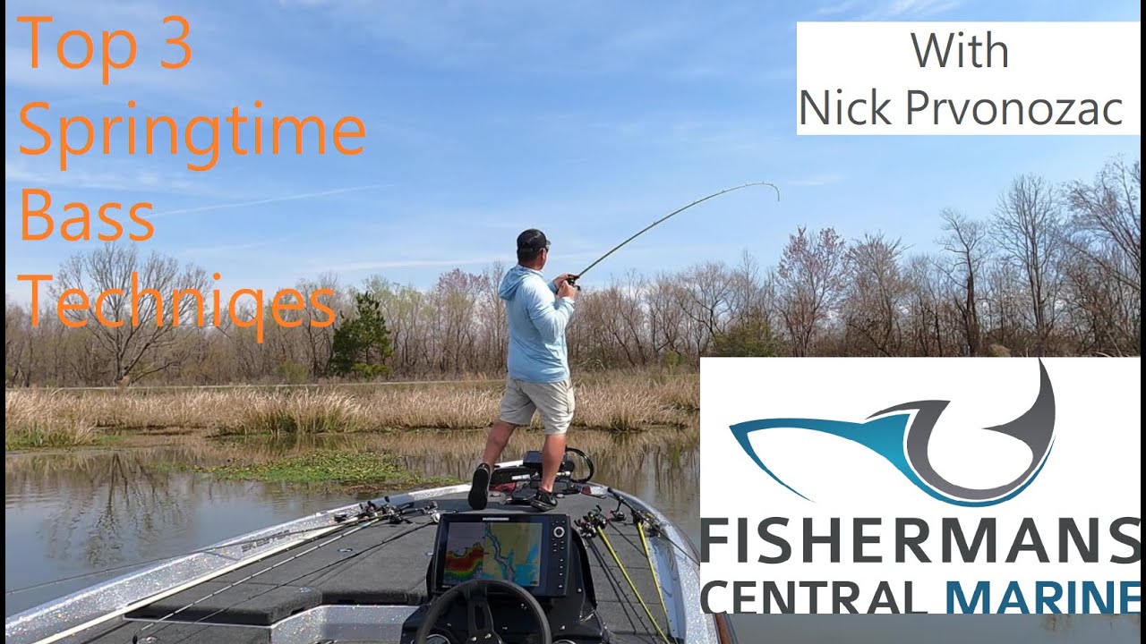 Hottest techniques for spring time bass fishing. Flipping, sight fishing and topwater action!