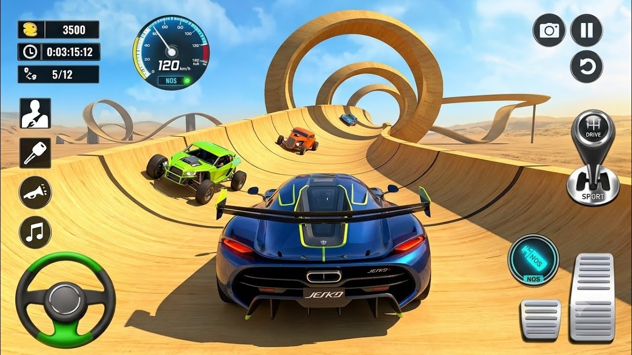 Extreme GT Car Stunts Master 3D -Mega Ramp Ultimate Racing Simulator - Android GamePlay P-03