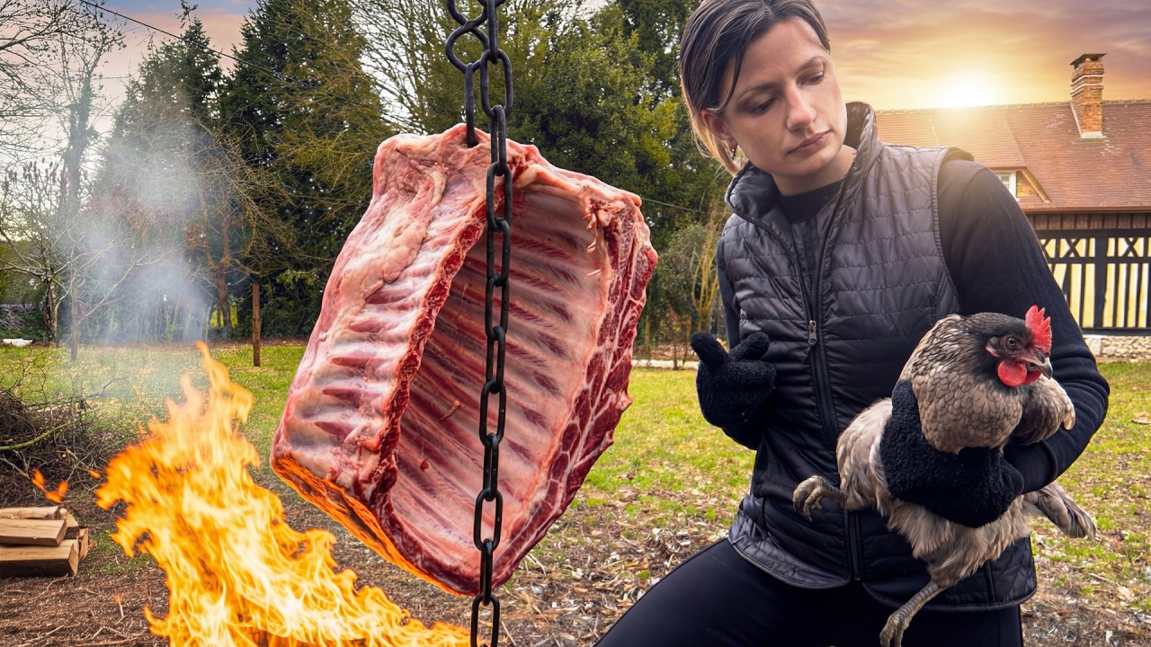 Tender Honey Lamb Ribs &mdash; Slow Cooked in a 2 Meter Earth Oven