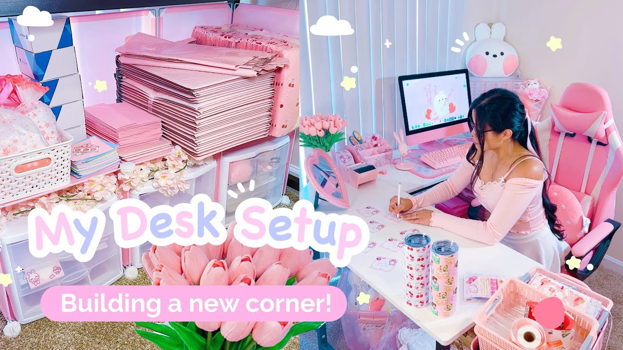 Studio Vlog 30: New Desk Setup, Decorating, Craft Room, Etsy Studio