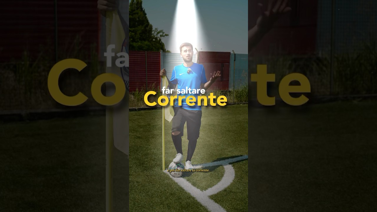 SPENGONO LE LUCI DURANTE LA PARTITA 😱⛔️⚽️ #calcio #fedfreestyle #attaccante