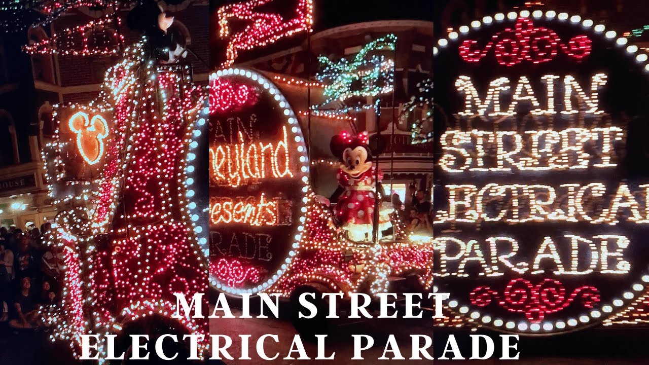 MICKEY MOUSE / MINNIE MOUSE/ MAIN STREET ELECTRICAL PARADE /DISNEYLAND CALIFORNIA