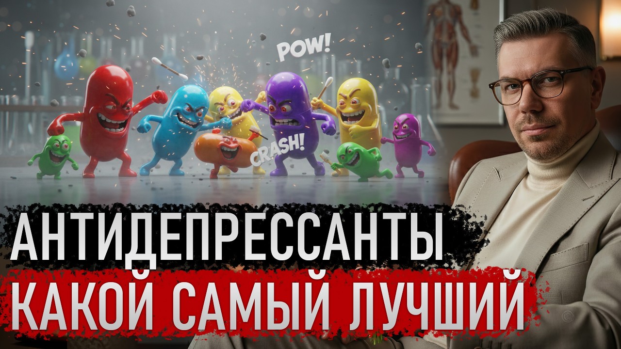 АНТИДЕПРЕССАНТЫ - КАКОЙ САМЫЙ ЛУЧШИЙ