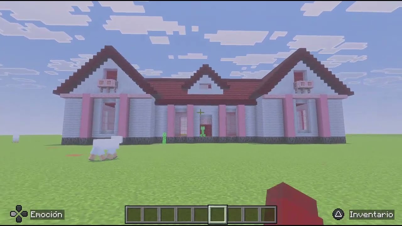 Minecraft Casa Sencilla de colores de San Valentín parte 6