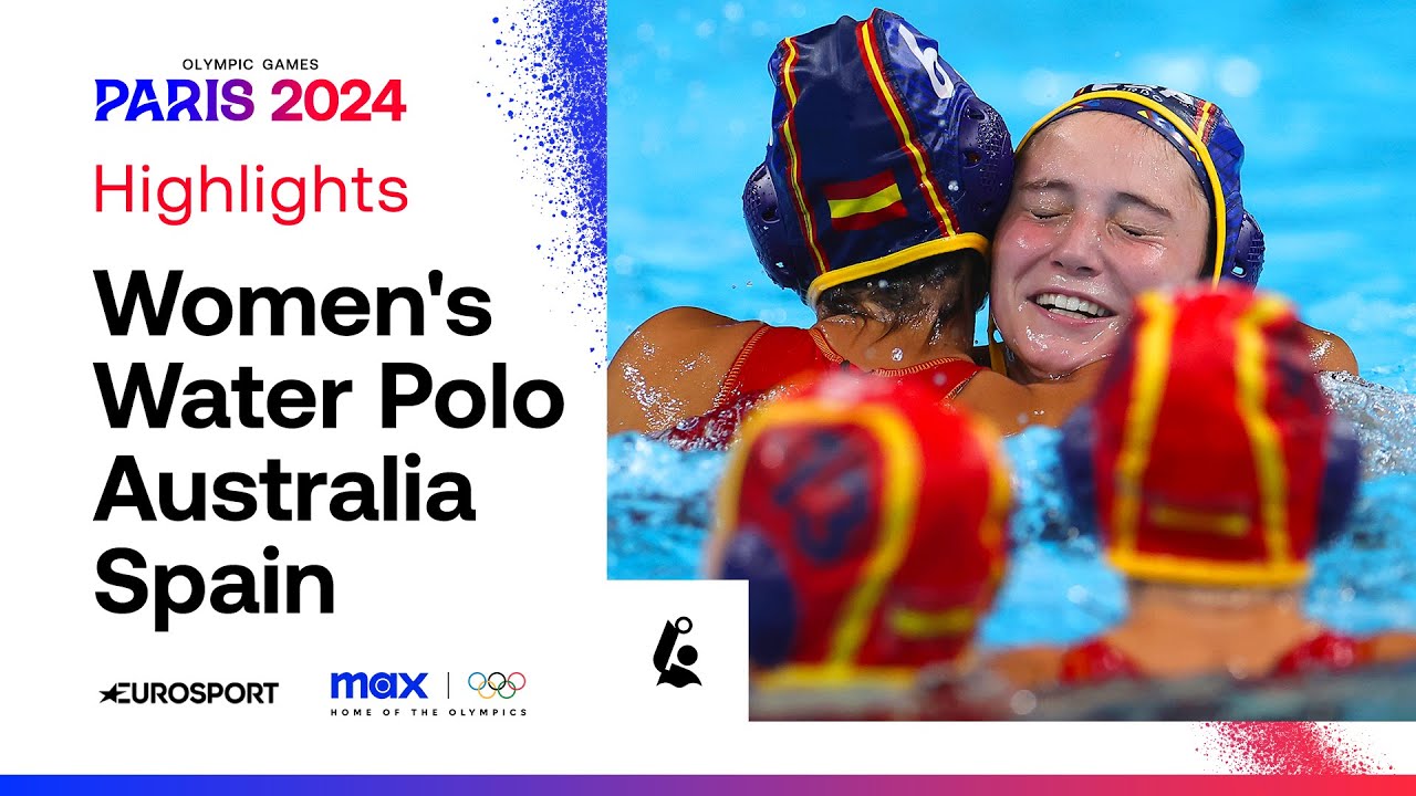 Women's Gold Medal Water Polo Match | Australia vs Spain 🥇 | 