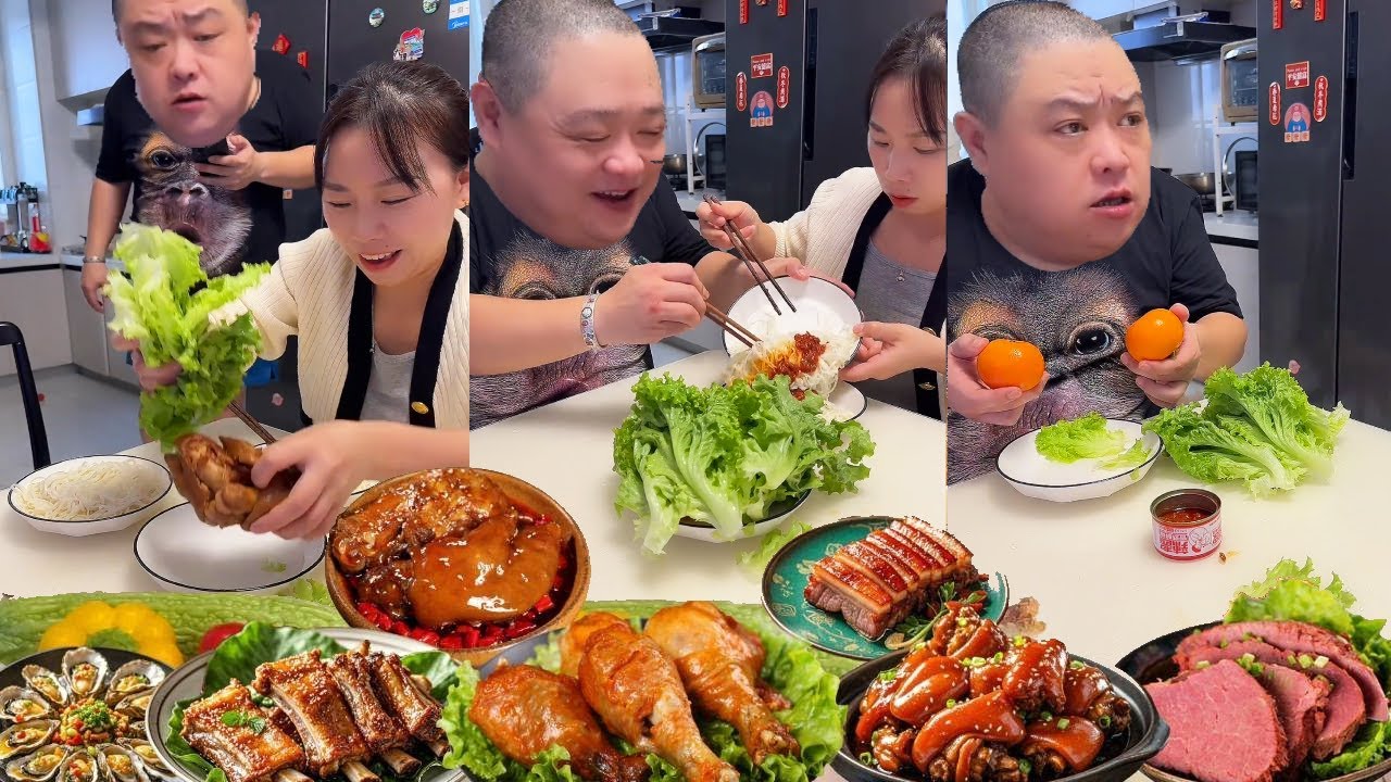 蠢老公以為搶到了豬蹄，不料被我一招制敵，最后没吃到肉直接气哭了【胖嫂美食】