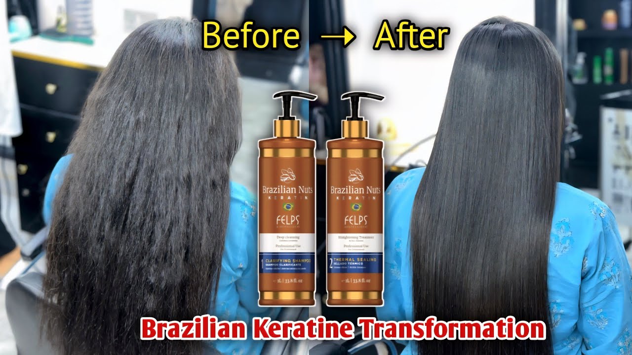 Brazilian Keratin Treatment | Frizz-Free & Silky Hair | Keratine Before & After