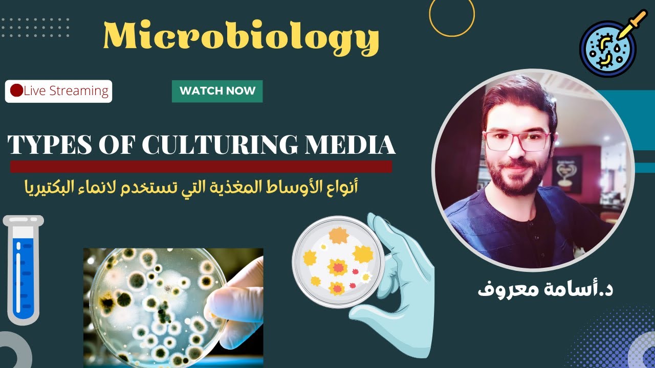 Types of culturing media شرح ميكروبيولوجي 12