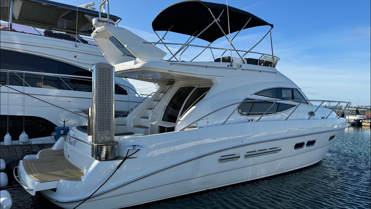Sealine F42/5 — один из последних построенных экземпляров этой великолепной модели — в продаже