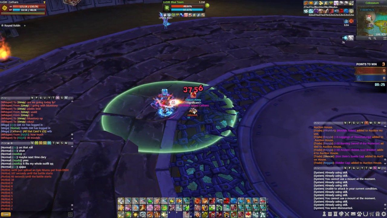 Nocrubs Iris Online (Colosseum) Catharo vs Pilz