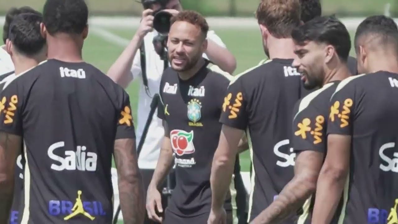 Neymar trains with Brazil two days ahead of Haiti clash｜Sele&ccedil;&atilde;o｜World Cup 2026｜Copa do Mundo FIFA