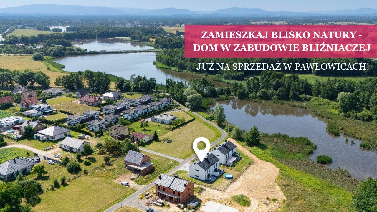 Komfortowy DOM dla rodziny  z garażem, ogrodem z widokiem na las i jezioro w Pawłowicach na Śląsku