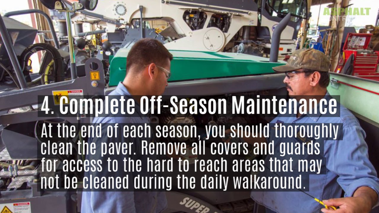 5 Tips for Asphalt Paver Maintenance