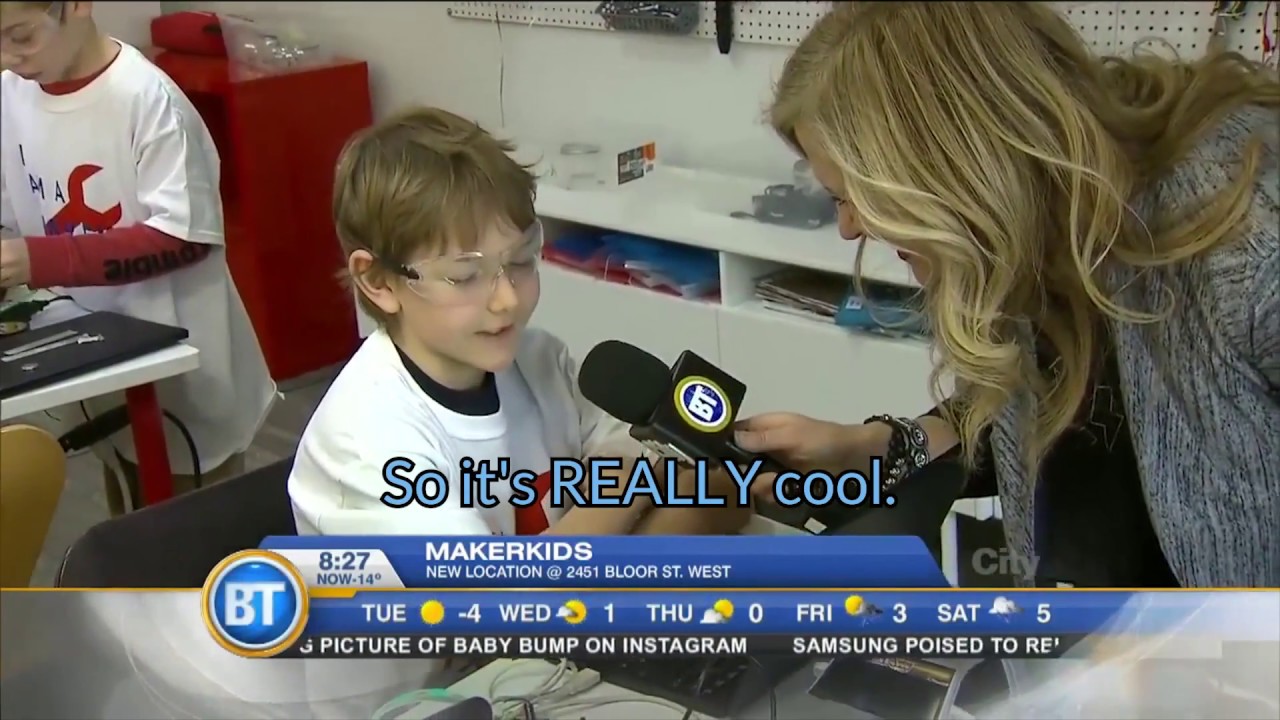 MakerKids on Breakfast TV