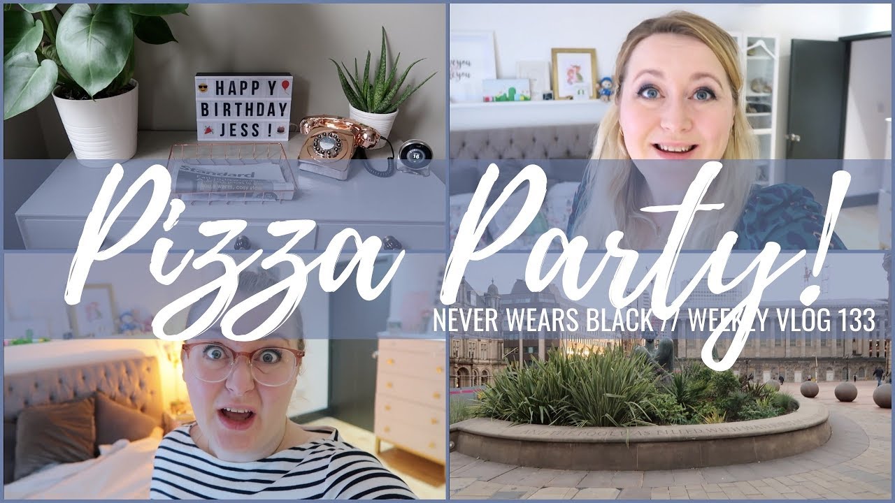 Pizza Party // WEEKLY VLOG 133 // NEVER WEARS BLACK