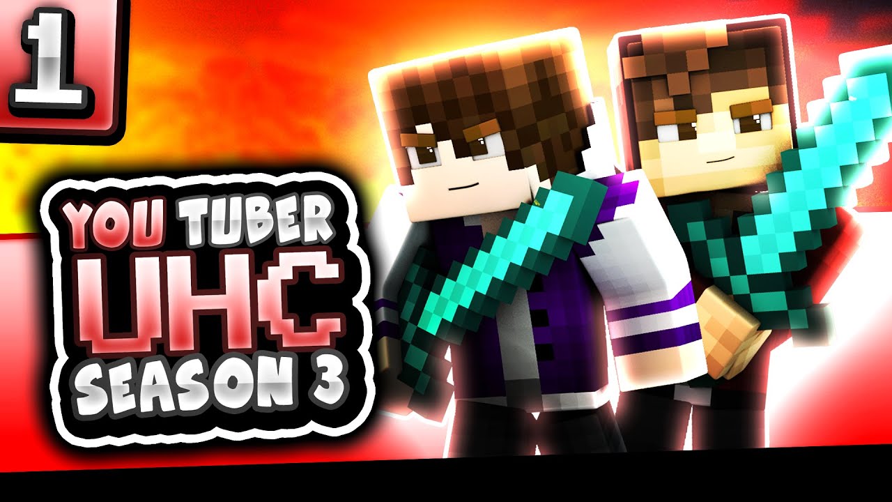 Minecraft: 1.9 YouTuber UHC! Ep. 1 - TOO MANY MOBS IMA DIE!