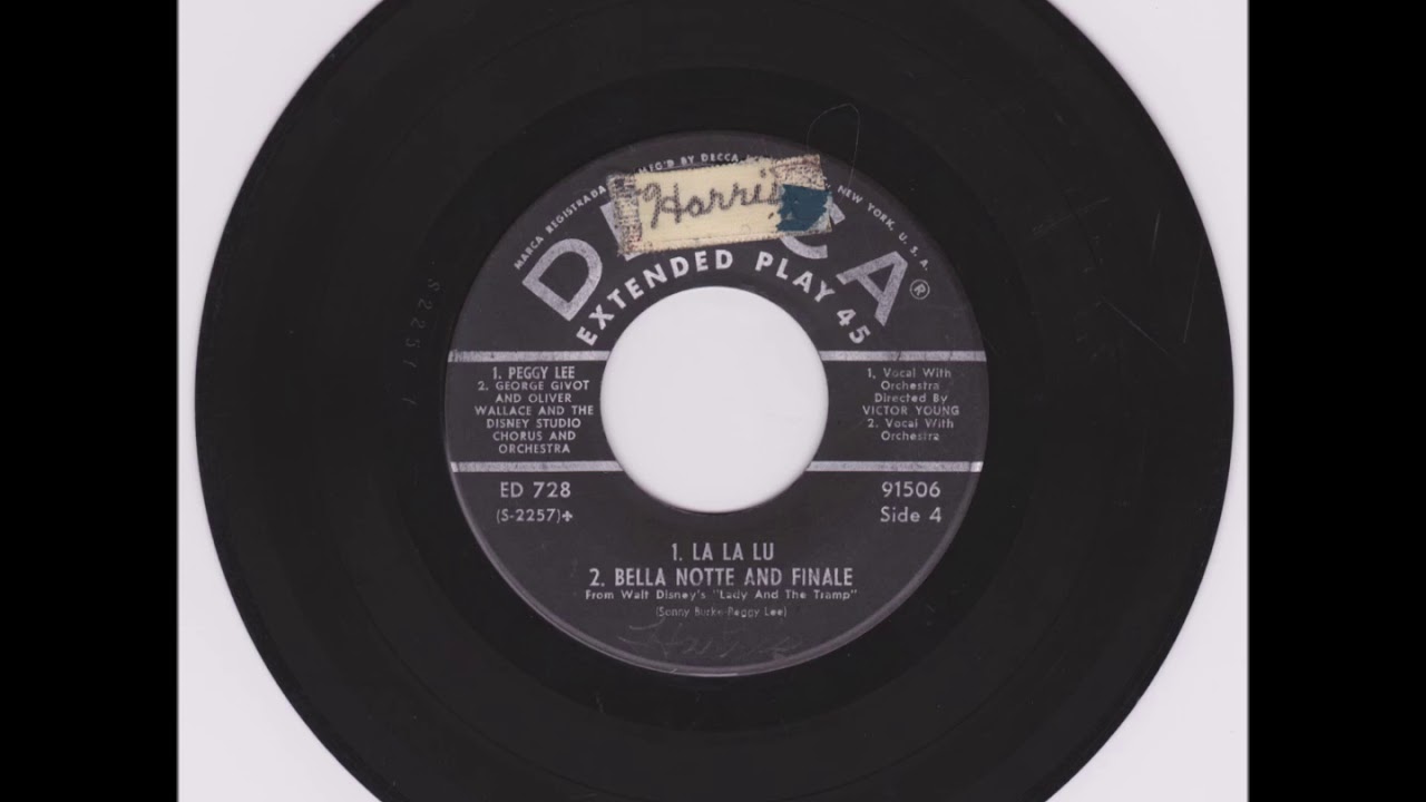 George Givot - Bella Notte And Finale (From Walt Disney's 