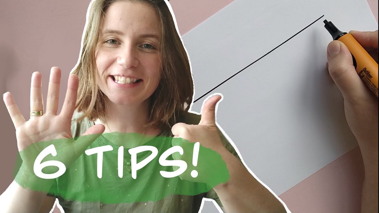 Hoe maak je rechte lijnen ZONDER lineaal? 6 tips!