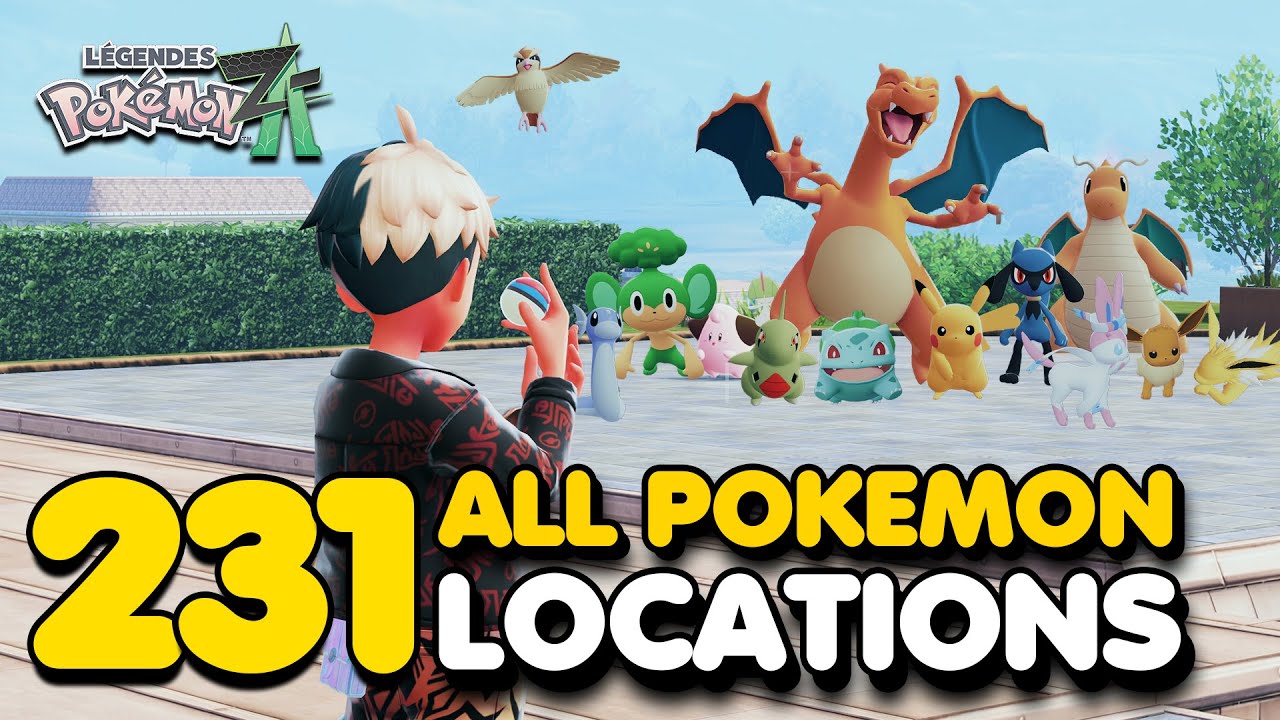 How To Get Every Pokemon In Pokemon Legends Z-A (All Pokemon Locations)