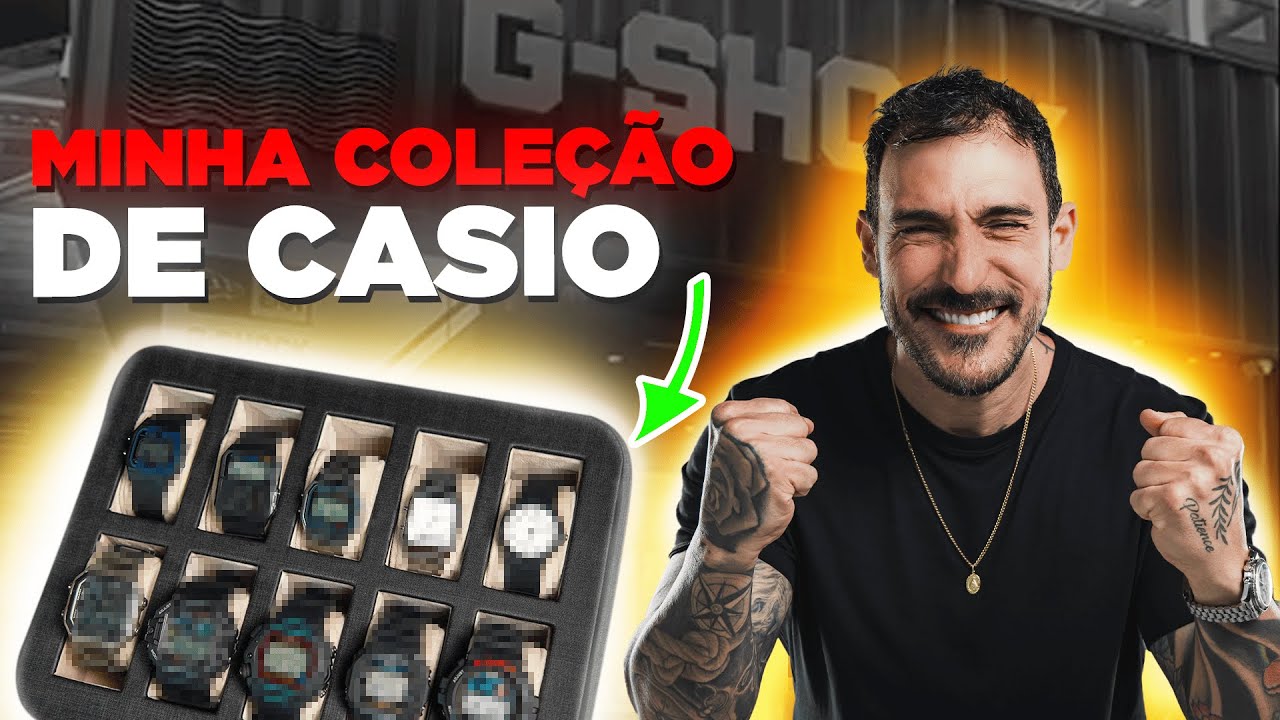 Minha Cole&ccedil;&atilde;o de Rel&oacute;gios Casio Os 12 Modelos Que Eu Mais Uso