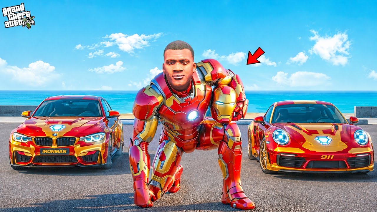 Franklin & Chithappu Collecting Ironman Super Car in Gta 5 