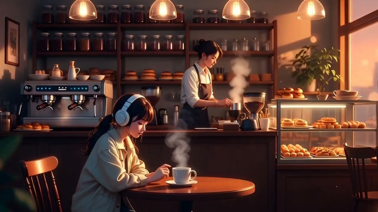 Evening Café Lofi ☕ Chill Loops for Thinking & Relaxing
