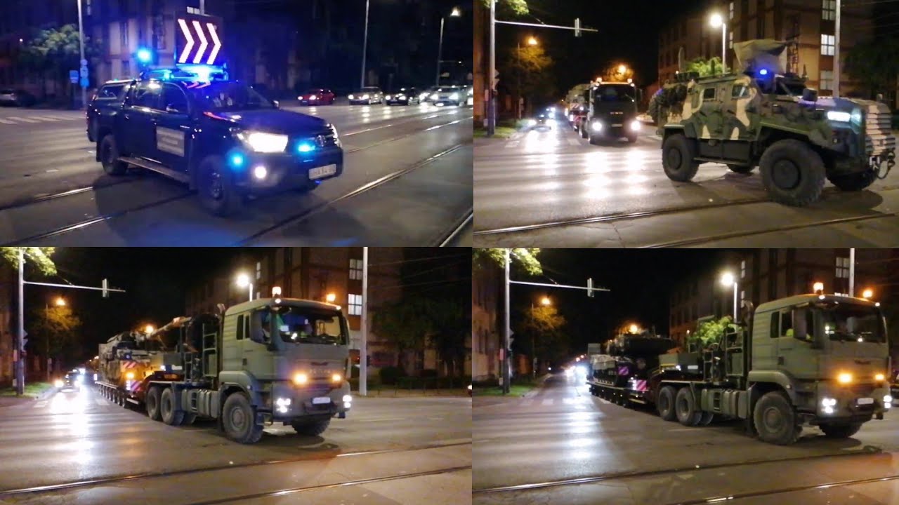 [Hilux/Rumbler] Katonai Konvoj+Rakodás (Lynx KF41)(Leopard A7HU)(Panzerhaubitze 2000)(Gidrán)