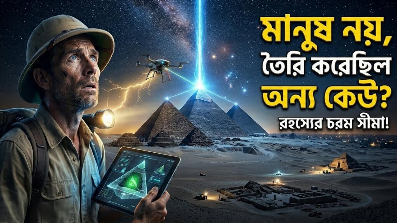 “৪৫০০ বছর আগে কিভাবে তৈরি হয়েছিল মিশরের পিরামিড?”
