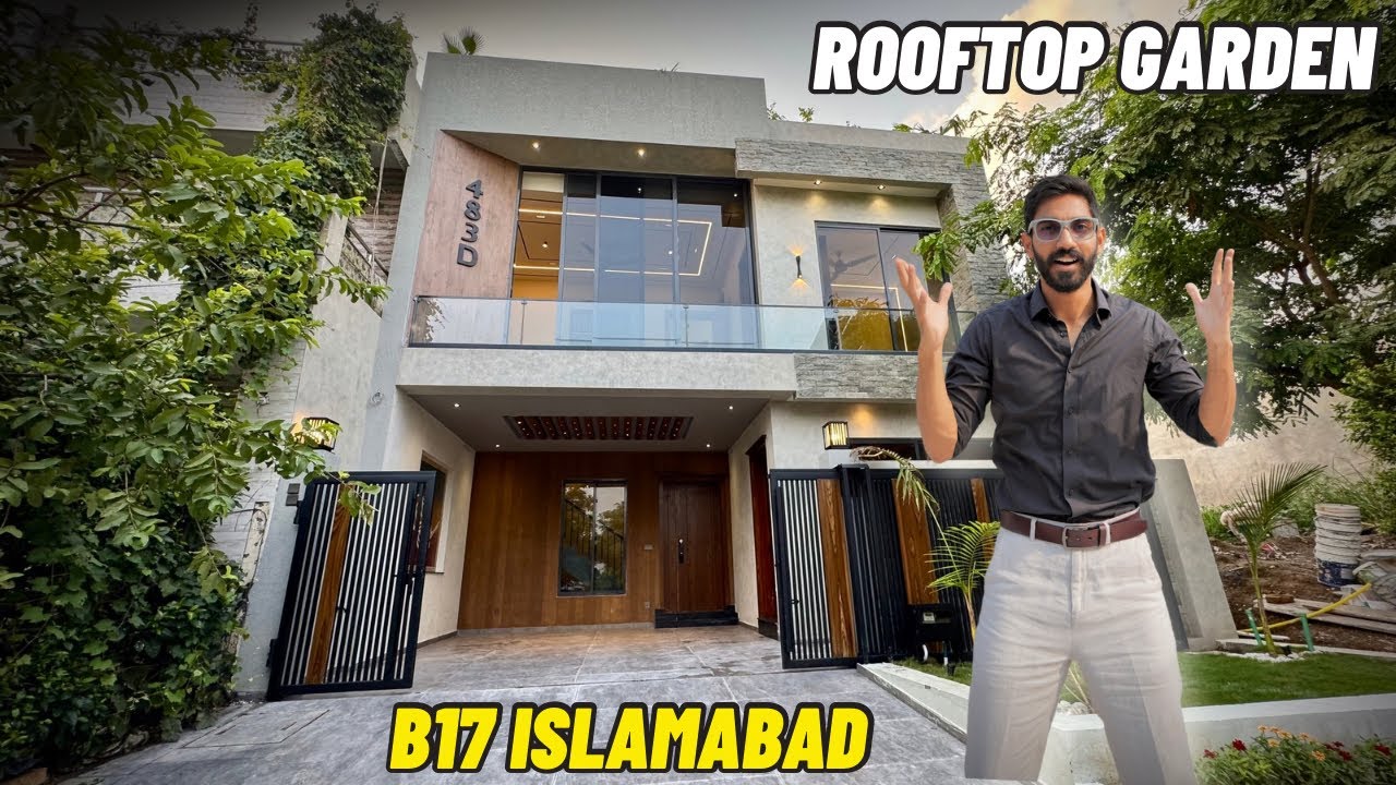 7 Marla (ULTRA PRO MAX LUXURY) House with ROOF-TOP Garden For Sale in B17 Islamabad