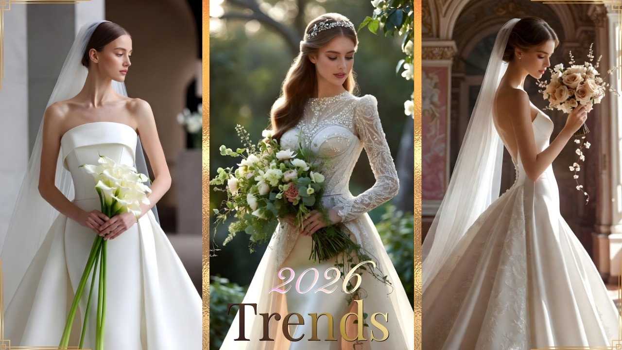 Wedding Dress & Bouquet Trends 2026 | Bridal Fashion Inspiration