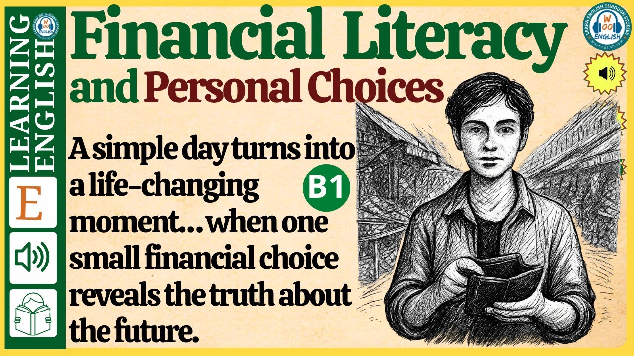 learn english through story ⭐ Financial Literacy and Personal Choices (Graded Reader Level B1)