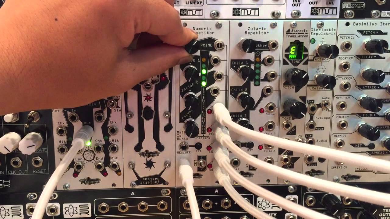 Noise Engineering Numeric Repetitor All Pattern 【Wurly's!モジュラーシンセ動画】
