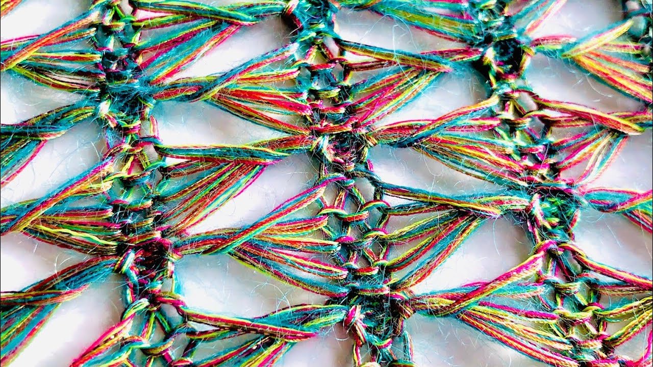 Machine Knitting Techniques - Lacy Ladders Lesson