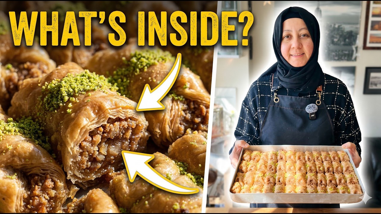 Простая домашняя пахлава (опыт не требуется!) | Уникальная форма и особая начинка