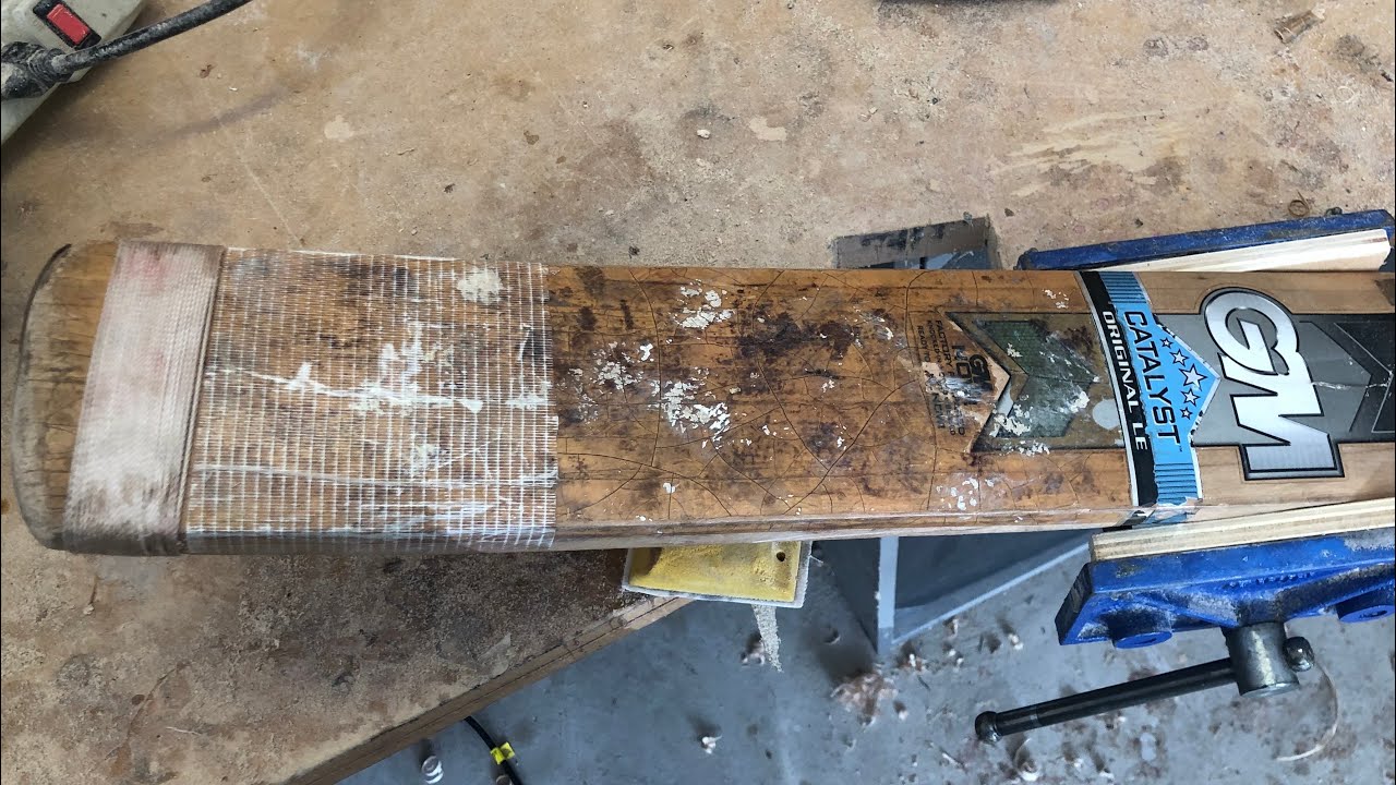 Old Cricket Bat Repair | GM Retro Cricket Bat | Cricket Bat Restoration
