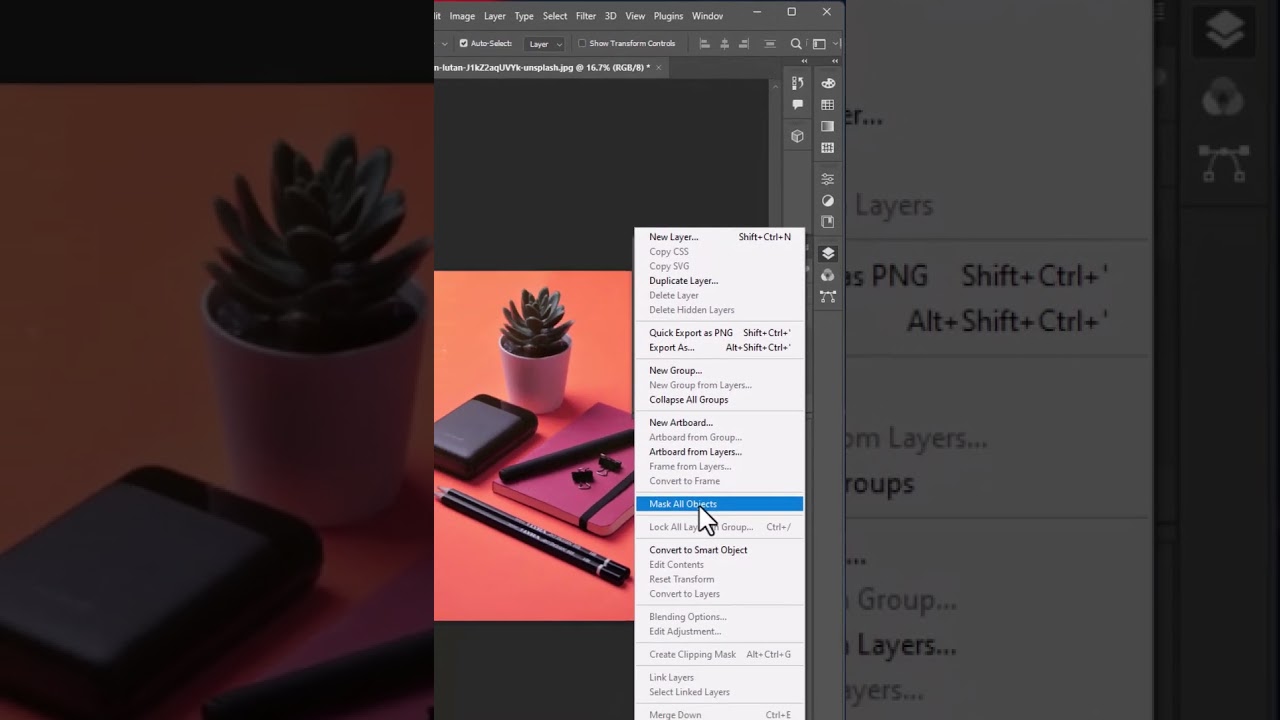 Separate Objects into Independent Layer in Photoshop