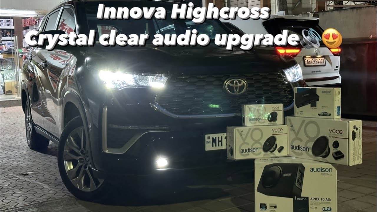 INNOVA HYCROSS || AUDISON BEST AUDIO UPGRADE🤯 || PUNE ||